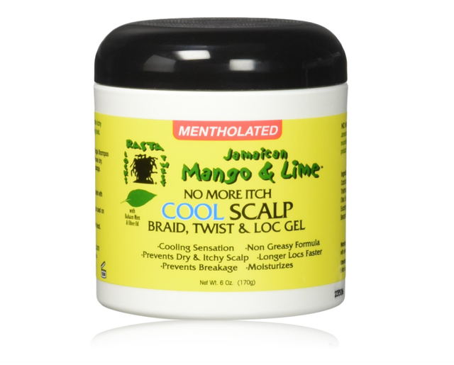 Jamaican Mango &amp; Lime No More Itch Cool Scalp Braid Twist &amp; Lock Gel 6 Oz