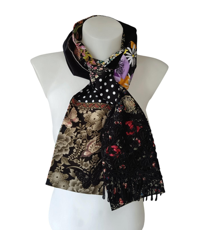 Foulard Patchwork / Écharpe bohème chic