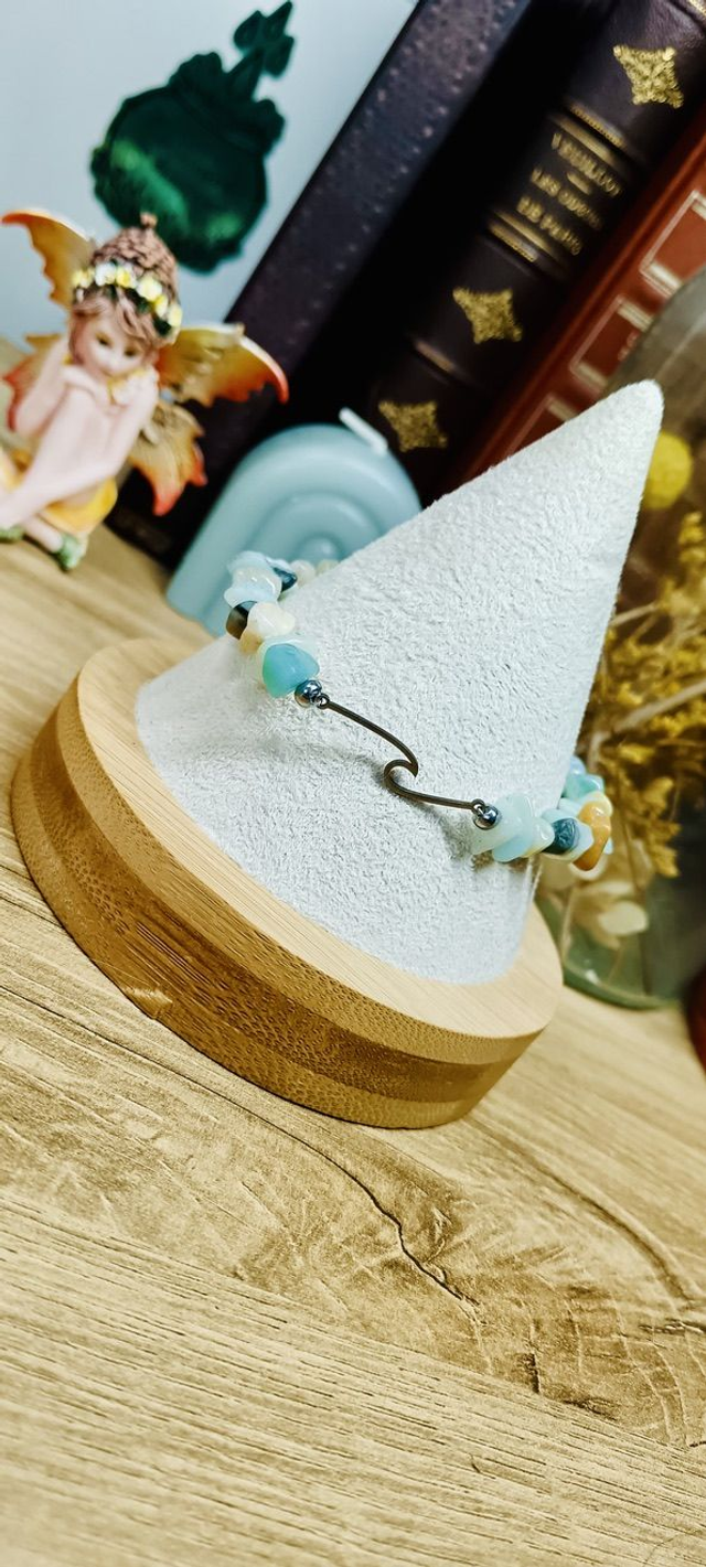 Bracelet Onde libre argenté - Collection d'été Eclats d'Ame