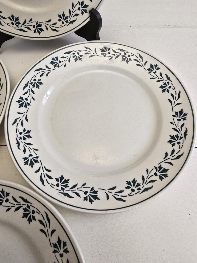 Assiettes plates K.G Luneville