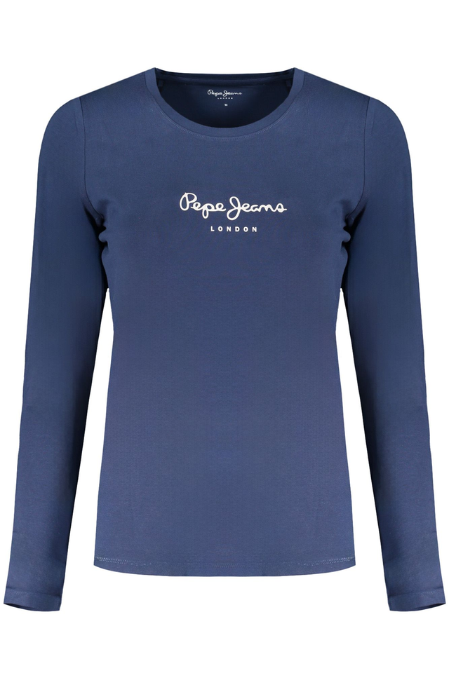 PEPE JEANS T-SHIRT MANICHE LUNGHE DONNA BLU