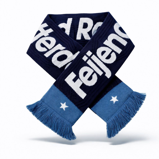 Feijenoord Rotterdam sjaal - UIT 25/26 - Blauw