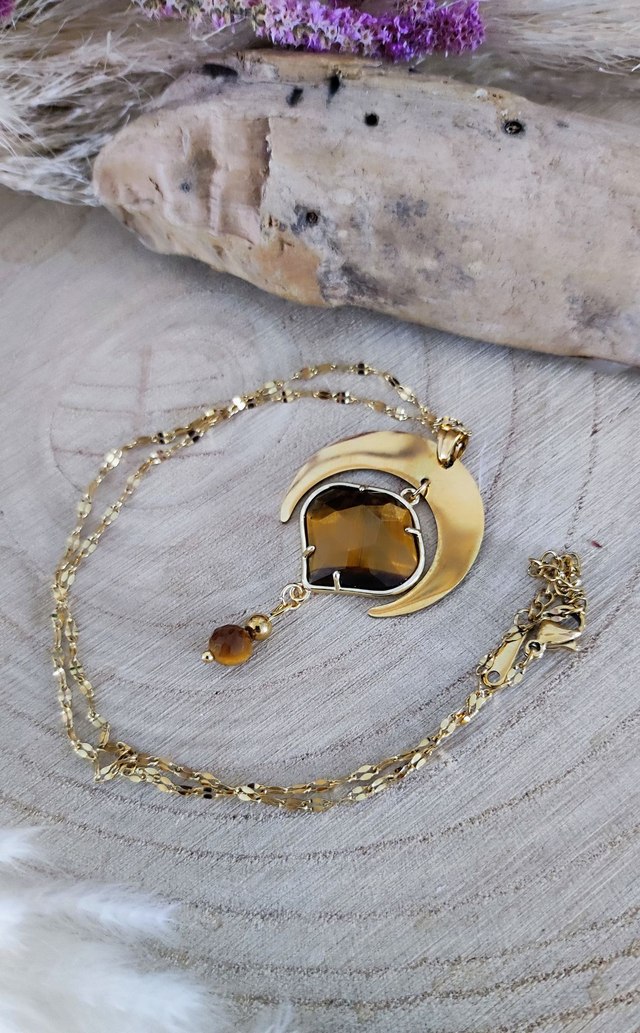 Collier "Astral" Oeil de tigre