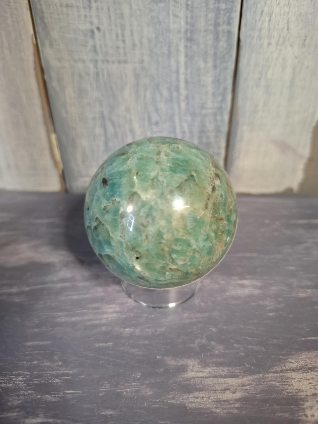 Amazonite/Smoky Quartz Sphere 