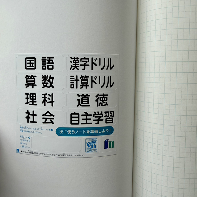 Japonica Section Grid Notebook (Yellow, B5) – Single