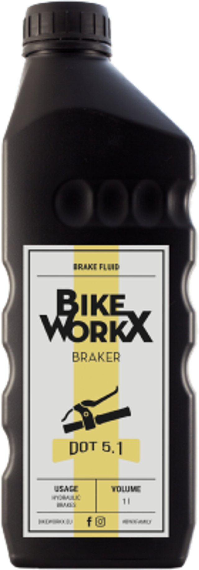  Liquide de frein BIKEWORKX BRAKER DOT 5.1 - 1 Litre