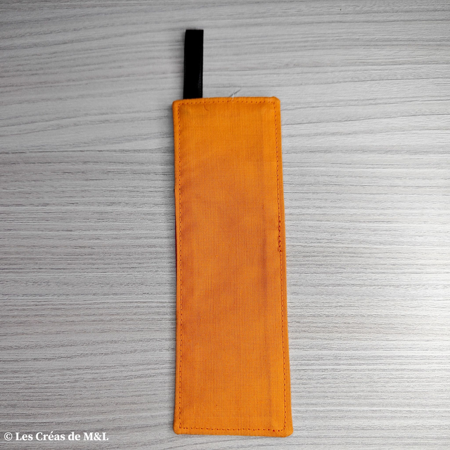 Marque-page Rouge à Pois & Orange