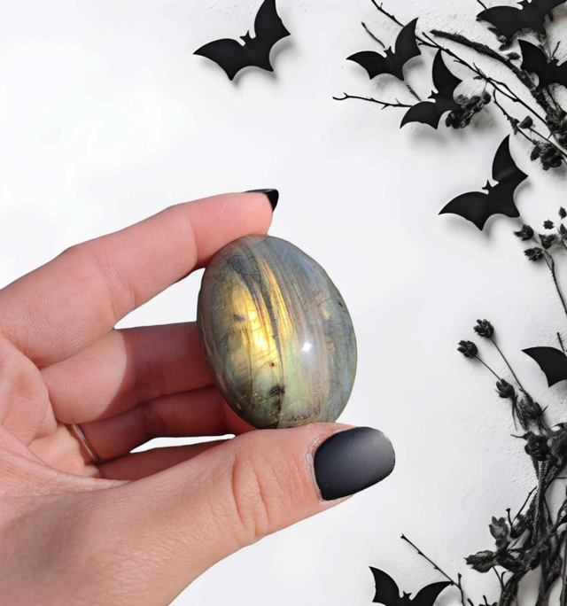 Galet Labradorite jaune