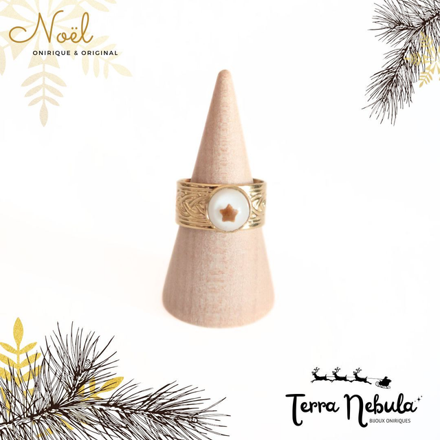 Bague Entrelacs Étoile de Sion | BA040