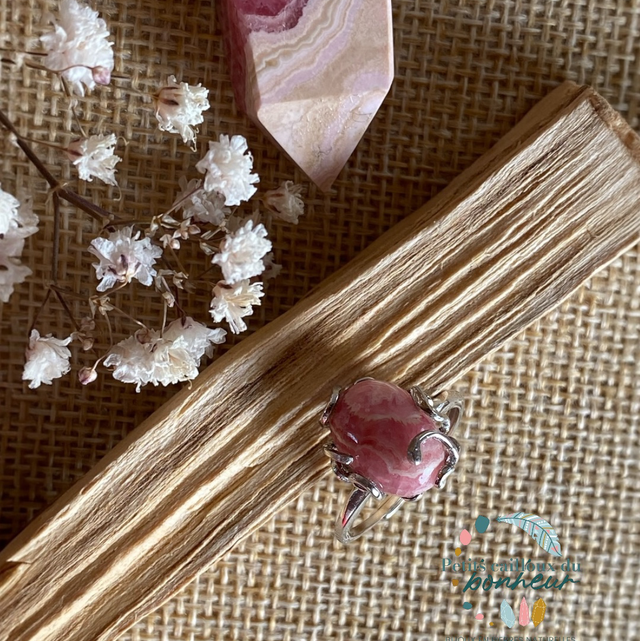 Bague en Rhodochrosite