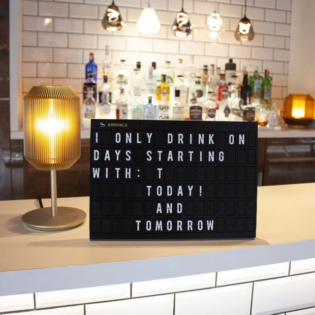 Airport Board personalisiert