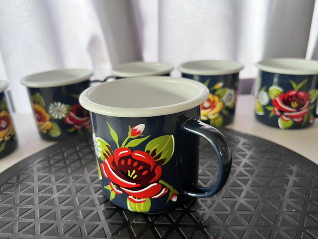 Hand Painted Canal Art Mug