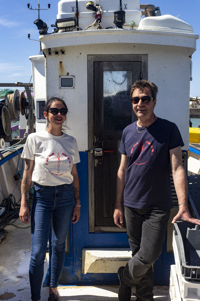 T-shirt sérigraphié Crevette UNISEXE