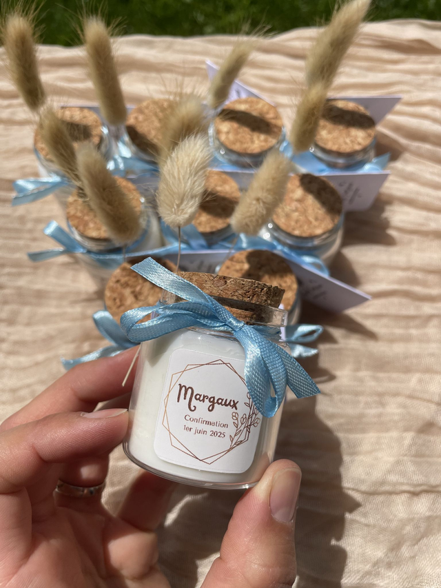 Bougie personnalisée