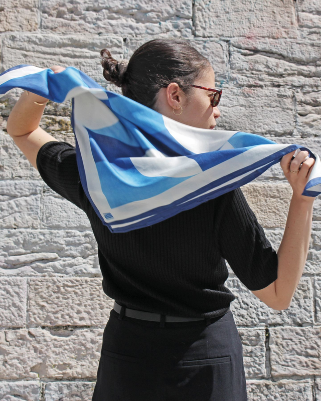 CARRE COTON - Cyanotype