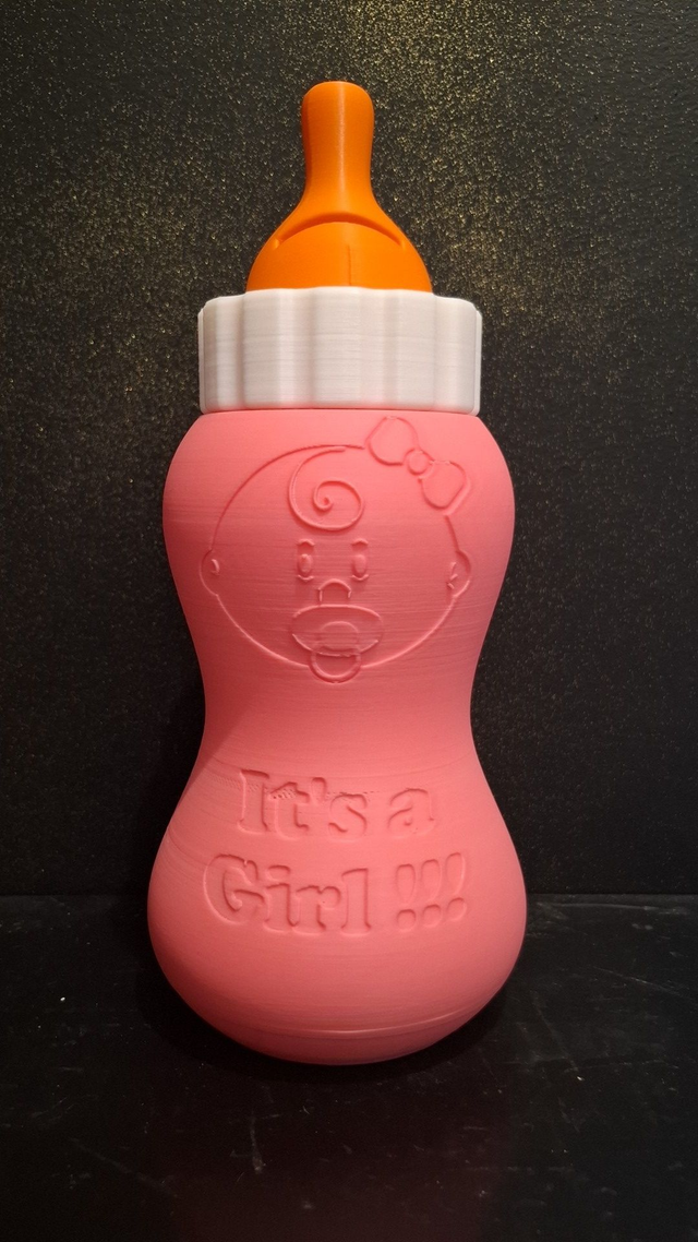 Tirelire biberon it's a gril!!!