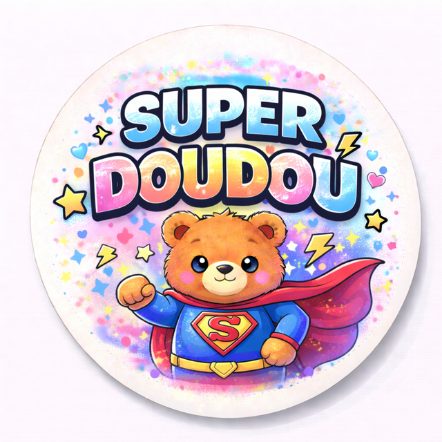 Badge super doudou 