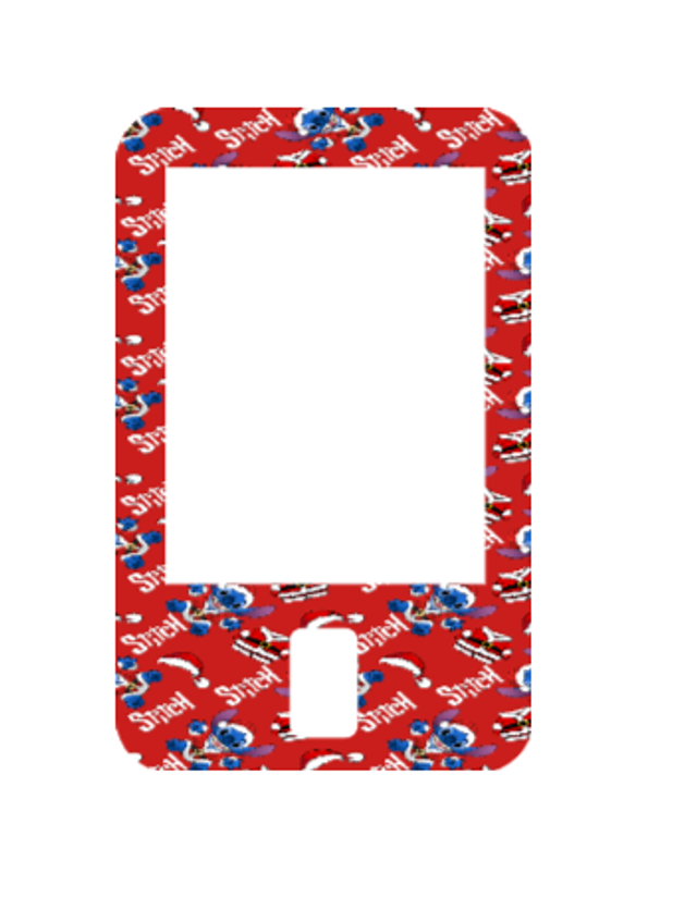 Christmas Stitch Red Decal