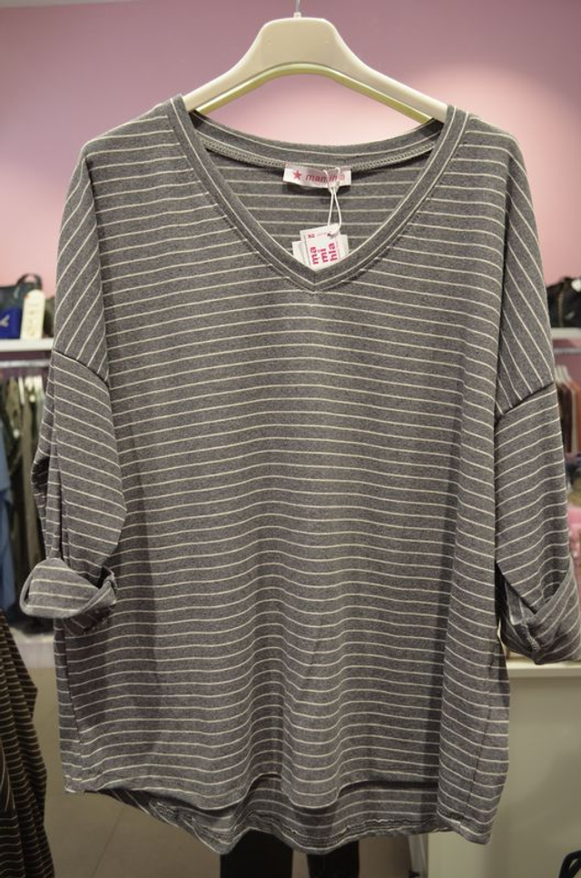 Camiseta Rayas M Larga