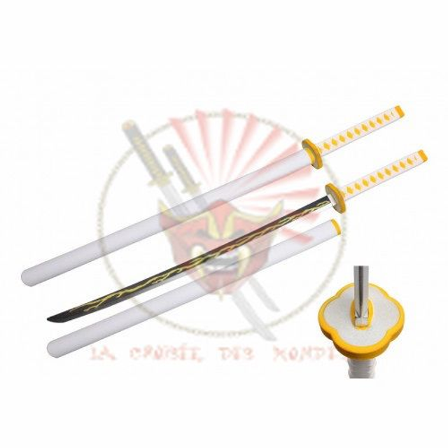 katana zenitsu en mousse demon slayer