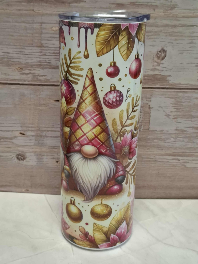 Gourde Canette gnome de Noël