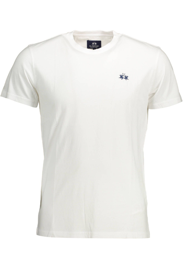 1613LA MARTINA T-SHIRT MANICHE CORTE UOMO BIANCO