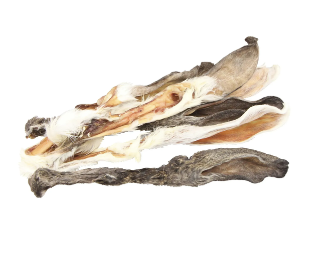 Kaninchenohren - mit Fell