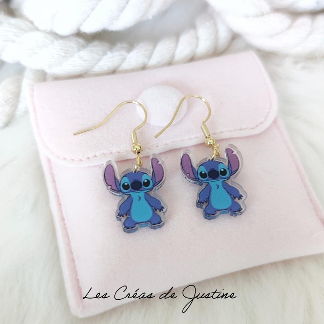 Boucles d&#039;oreilles Stitch 
