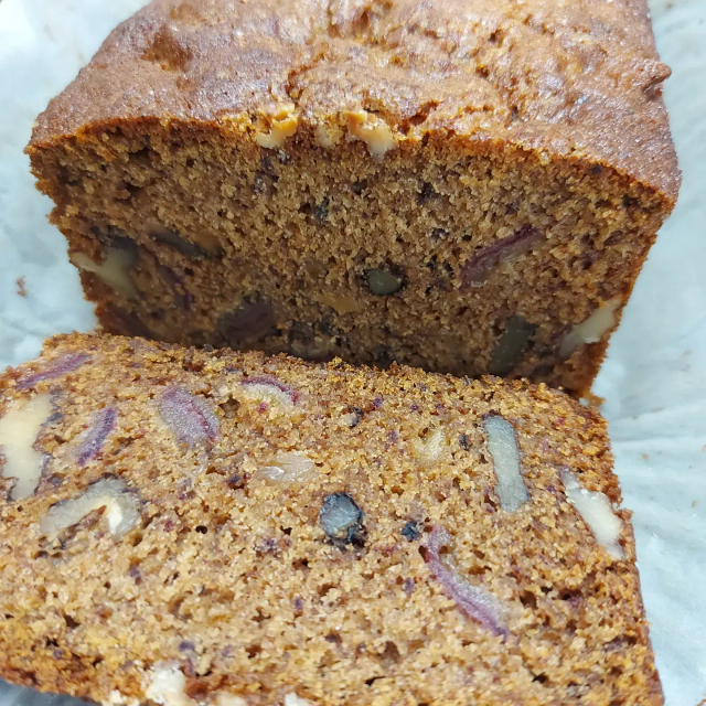 Gluten Free Date and Walnut cake