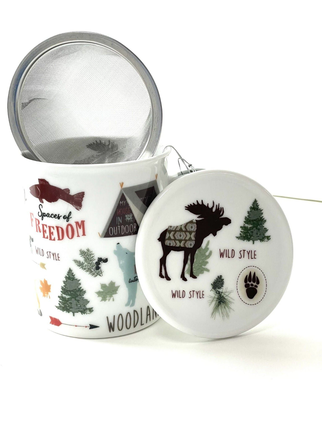 Taza con infusor "Camping"