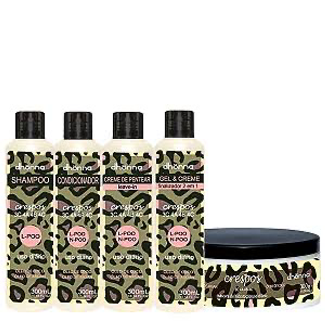 Kit crespos uso diário 300g DHonna 