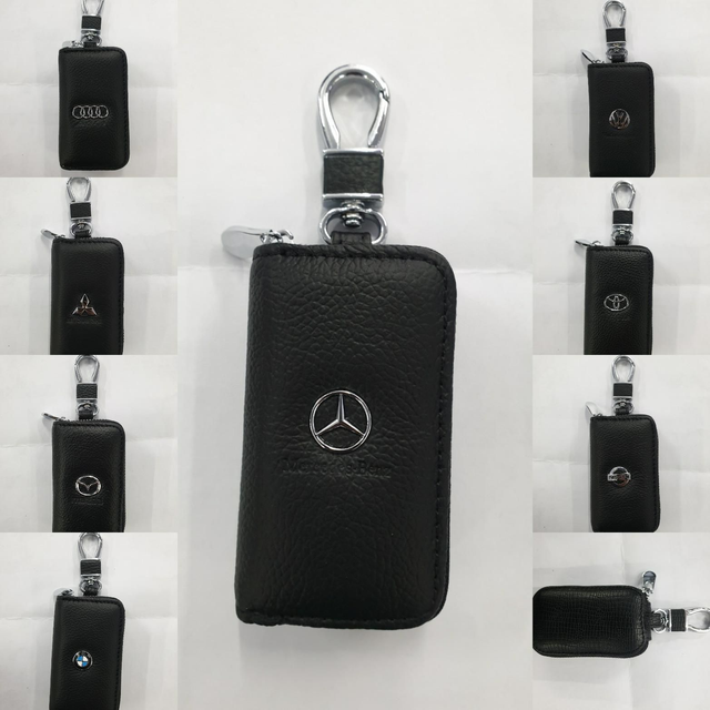 Leather Keyring Car 