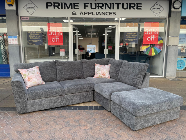 Mimic Corner Sofa with Footstall #U1247