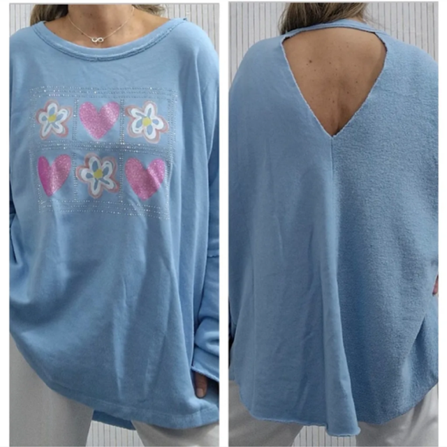 SH7 Shirt FlowerHeart AA ca.75/90 L ca.76/83