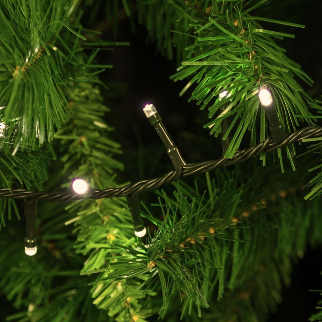 Catena Nastro di Luce 30,5 m, 1500 led bianco caldo freddo tradizionale