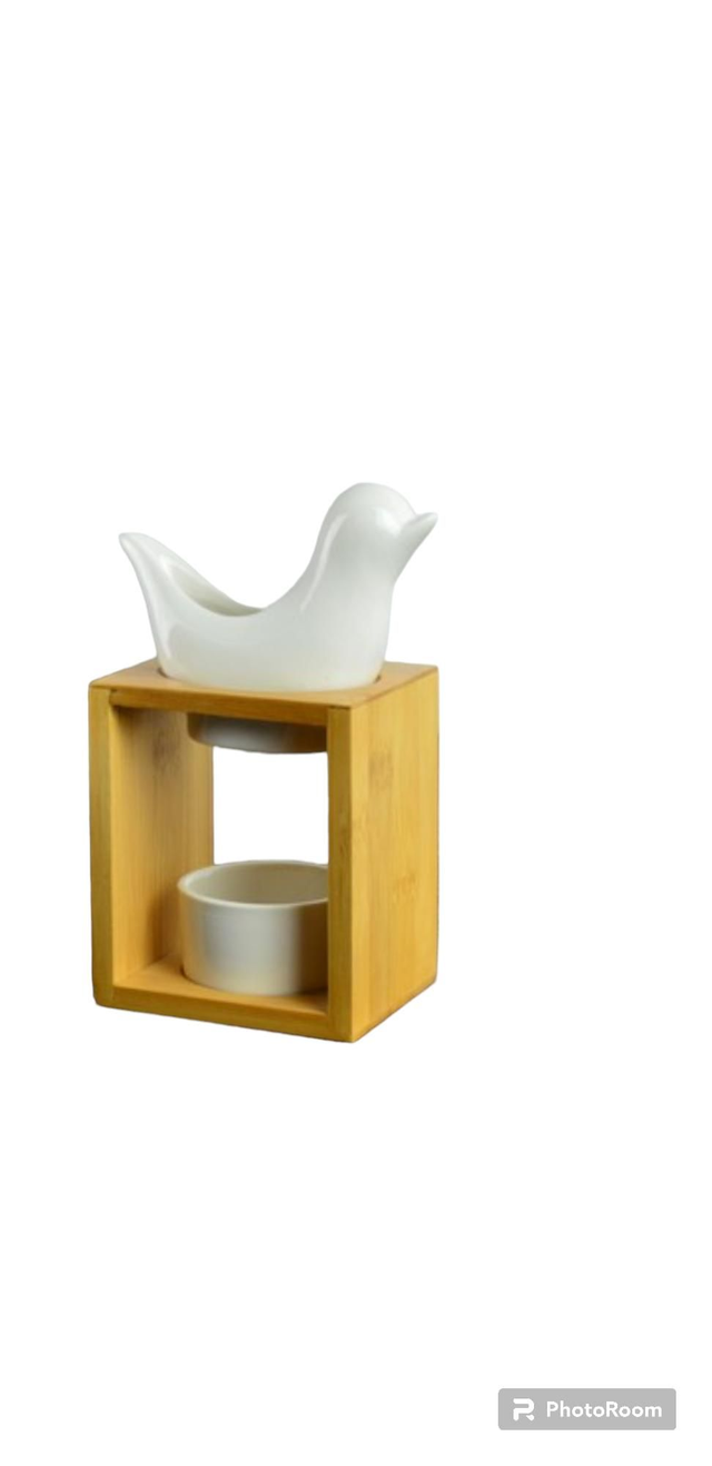 Brûle parfum oiseau blanc 