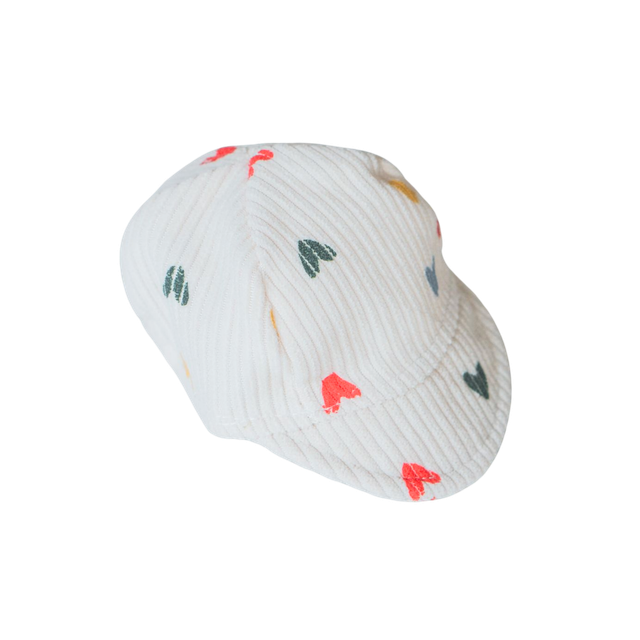 Casquette à coeurs 