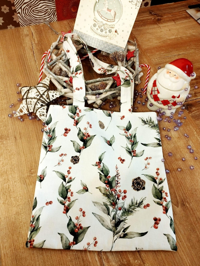 Sac Tote-Bag - Bouquet de Houx