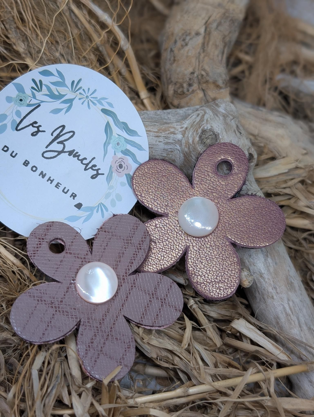 Pampilles marguerite réversible rose pam038