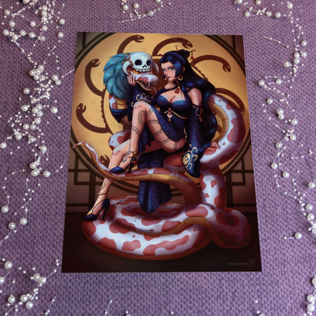 Print Boa Hancock (Postcard, A5, A4)