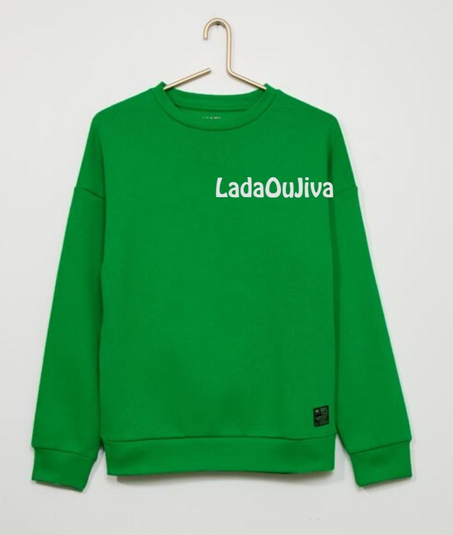 Sweat Lada Ou Jiva Vert 