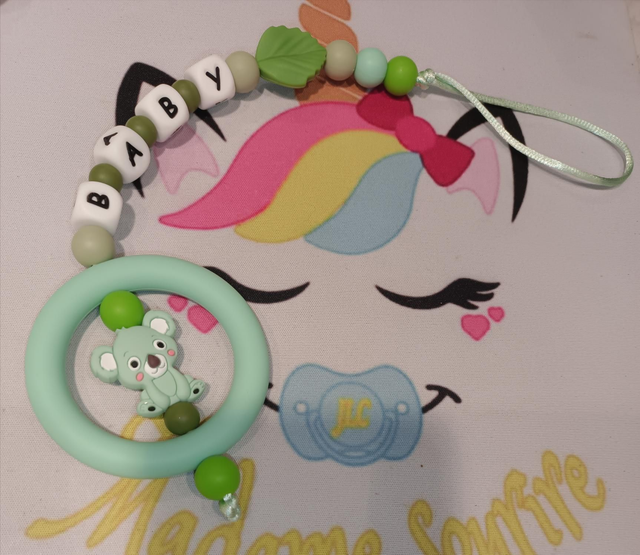 Attache Tétine Dentition Koala