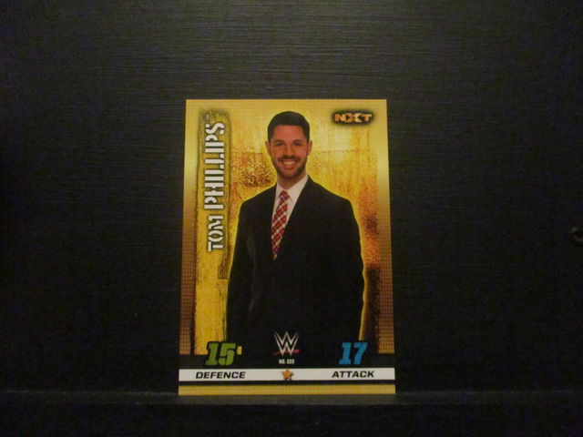 Tom Phillips - NXT Slam Attax 10th Edition Original Trading Card #222