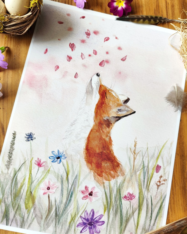 Songe printanier - affiche  