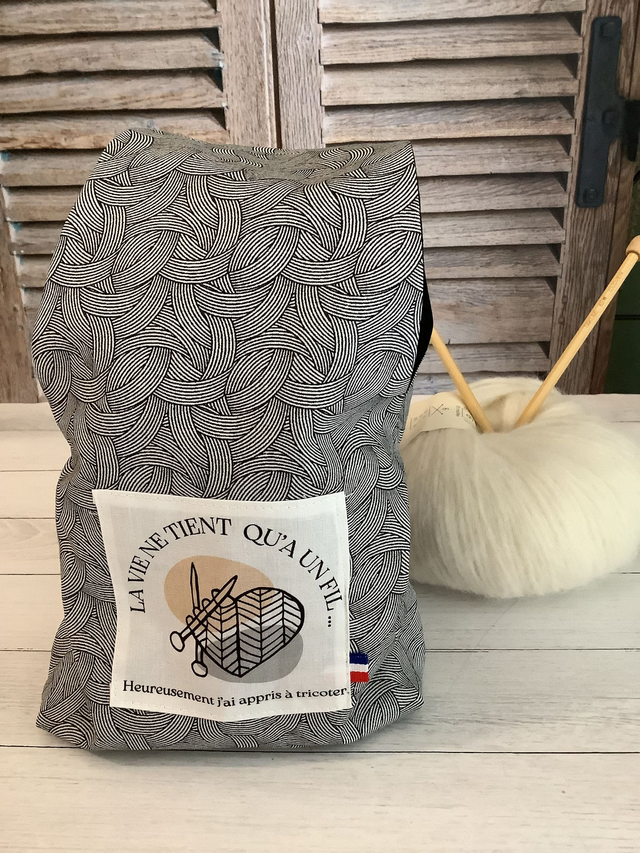 Mon sac Charlottefil Crochet ou tricot