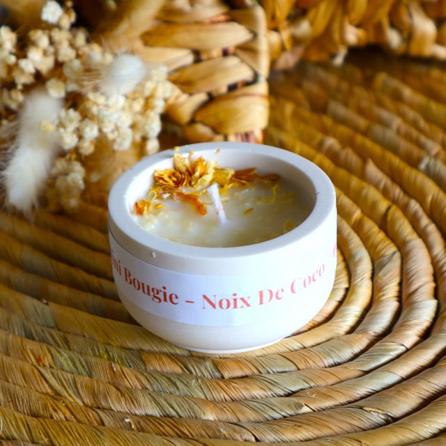 Mini Bougie - Noix De Coco