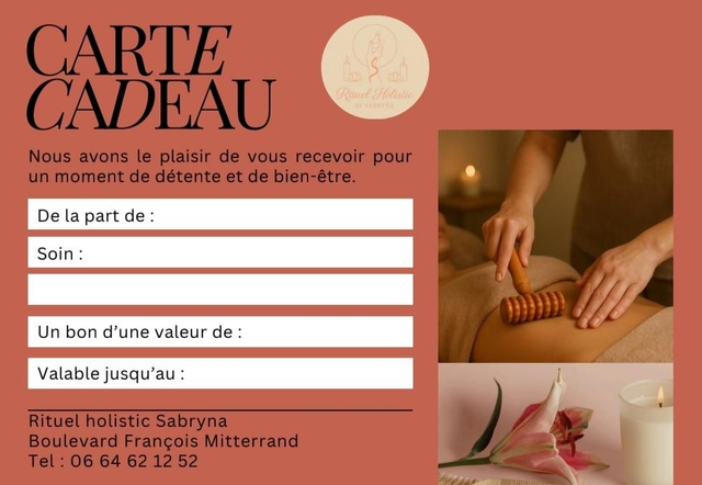 Carte cadeau CURE de 5 séances
