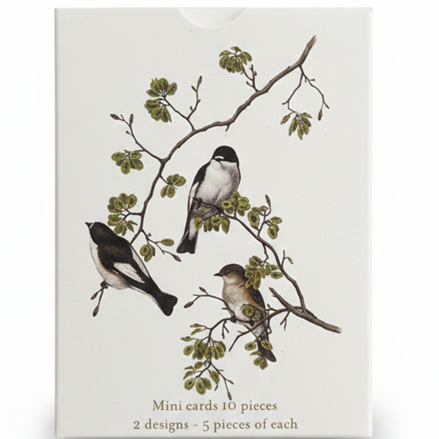 Mini tarjetas verano BIRD