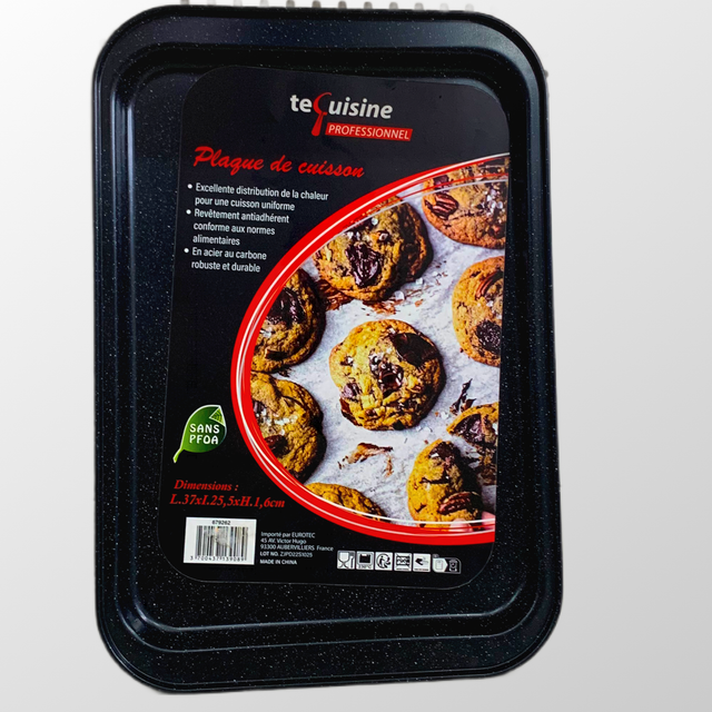 Plaque de cuisson 37x25,5x1,6cm-TeCuisine-