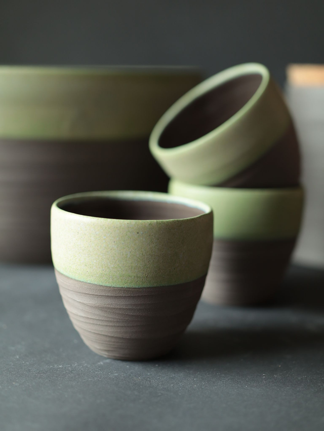 Small Cup Tea Cup in natural Forest Colors | WOODLAND Ceramic Collection